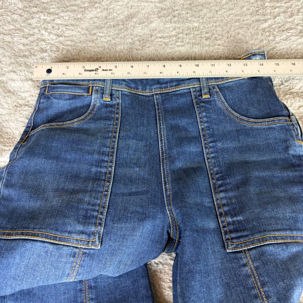 Anthropologie Pilcro and the Letterpress High Rise Bootcut Jeans Blue Size 28 - Picture 4 of 11